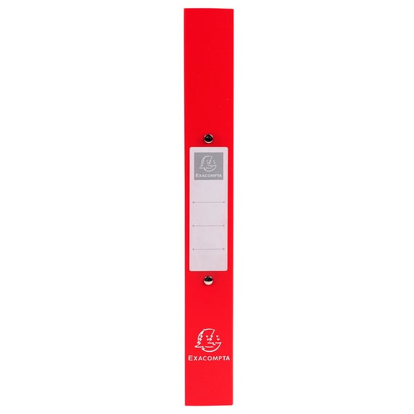 Exacompta 10x PP Opak Ringbind, A4 Maxi, 2 O-ringe, 40mm ryg. - Rød 54395E