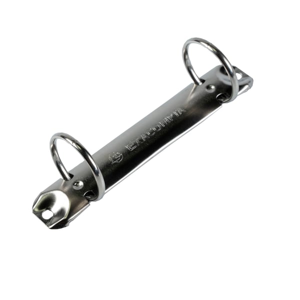 Exacompta 25x Kreacover PP Soft Chromaline ringbind, A4, 2O ringe 15mm, pakke med 25 stk. - farveløs 54960E