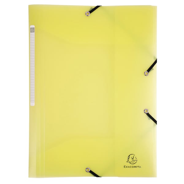 Exacompta 25x Chromaline Pastel Elastikmappe med 3 klapper A4 - assorterede farver 55170E