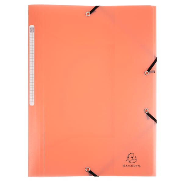 Exacompta 25x Chromaline Pastel Elastikmappe med 3 klapper A4 - assorterede farver 55170E