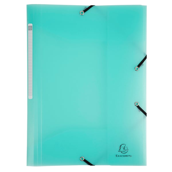 Exacompta 25x Chromaline Pastel Elastikmappe med 3 klapper A4 - assorterede farver 55170E