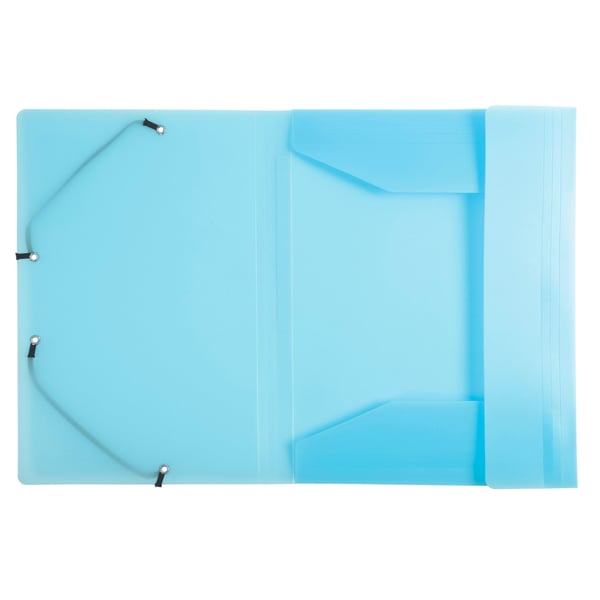 Exacompta 25x Chromaline Pastel Elastikmappe med 3 klapper A4 - lyseblå 55172E