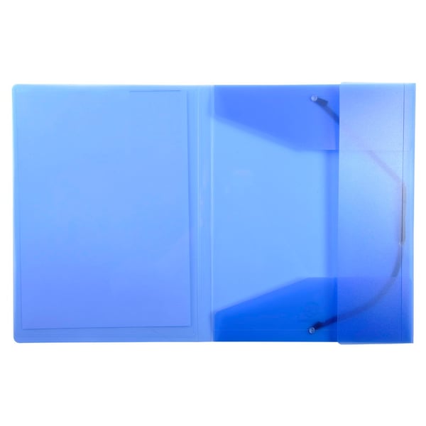 Exacompta 25x Kreacover elastisk mappe med 3 klapper med forlomme - assorterede farver 55189E