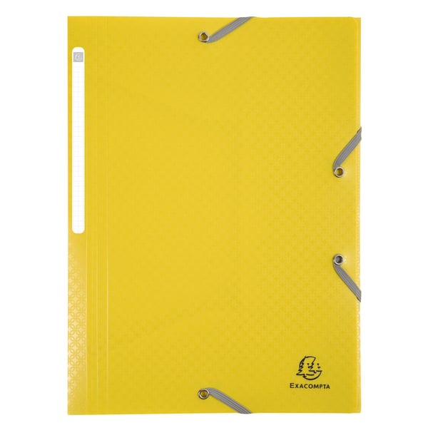 Exacompta 24x Elastikmappe med 3 klapper Forever Young genanvendt PP A4 - assorterede farver 55190E