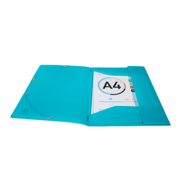 Exacompta 24x Elastikmappe med 3 klapper Forever Young genanvendt PP A4 - assorterede farver 55190E