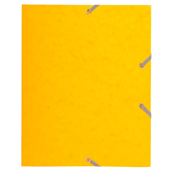 Exacompta 25x Mappe med 3 klapper og elastikbånd 400 g/m2 - 17x22 cm - assorterede farver 55200E