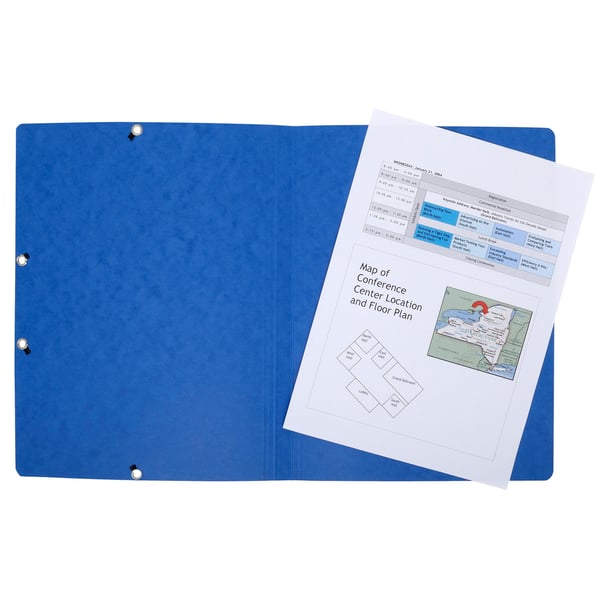 Exacompta 50x Elastikmappe uden klap 400gsm hårdt blankt meleret pressepap - A4-størrelse - assorterede farver 5520E