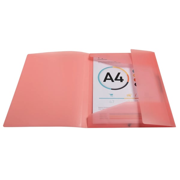 Exacompta 25x Kreacov elastisk 3 flap mappe PP A4, pastelfarvet assorteret - assorterede farver 55279E