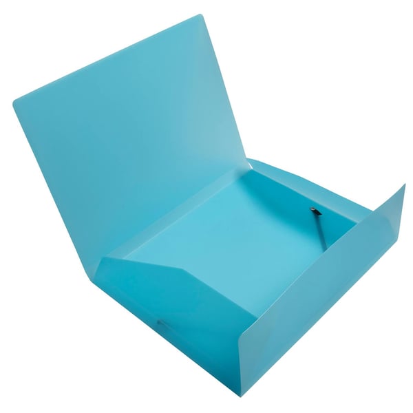 Exacompta 25x Kreacov elastisk 3 flap mappe PP A4, pastelfarvet assorteret - assorterede farver 55279E
