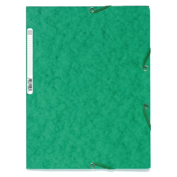 Exacompta 50x Europa Elastikmappe med 3 klapper 400gsm A4 - assorterede farver 55515E