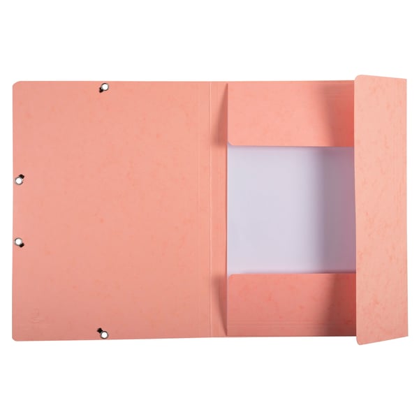 Exacompta 25x Aquarel Elastikmappe med 3 klapper A4 - Koral 55527E