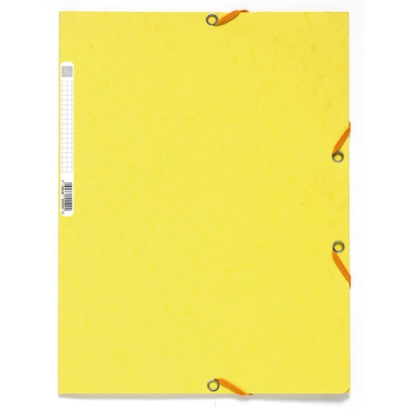 Exacompta 50x Europa Elastikmappe med 3 klapper 400gsm A4 - Assorterede farver pasteller 55550E