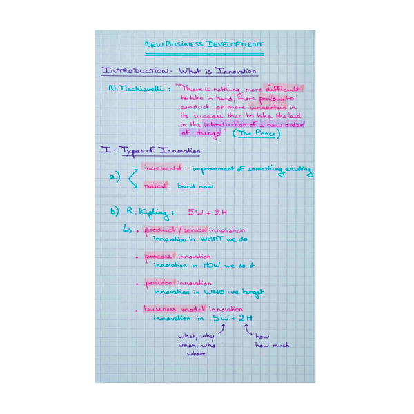 Exacompta 10x Aquarel Exam' Pack All-in-1 revisionssaet, 12,5x20cm - assorterede farver 55577E