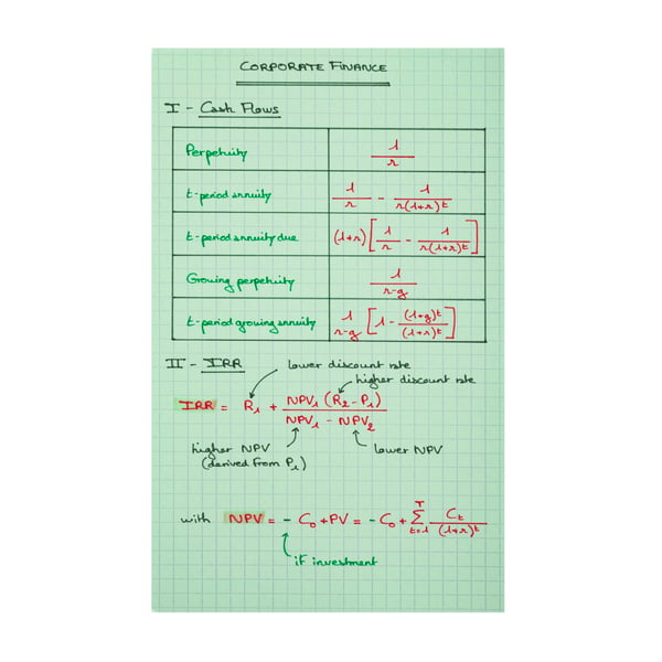Exacompta 10x Aquarel Exam' Pack All-in-1 revisionssaet, 12,5x20cm - assorterede farver 55577E