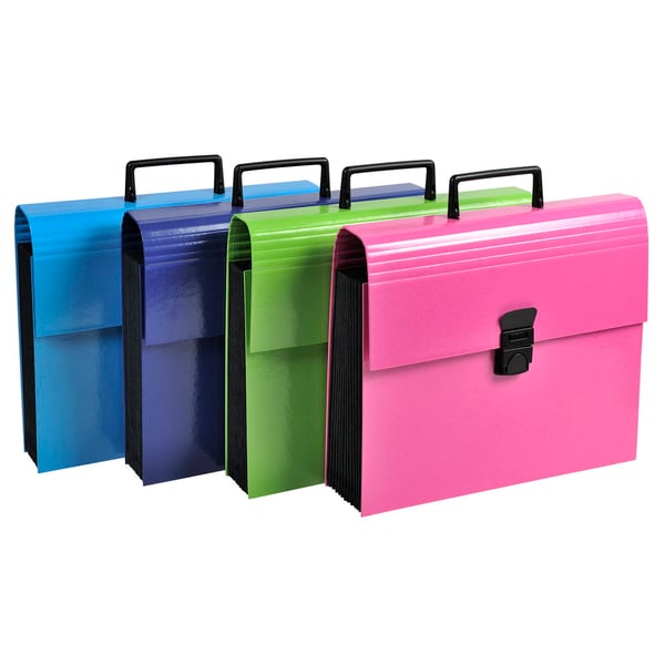 Exacompta 4x Iderama ekspanderende taske - assorterede farver 55630E
