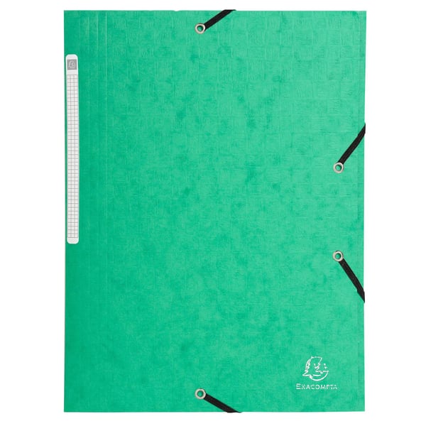 Exacompta 50x Scotten elastikmappe - A4 - assorterede farver 55750E