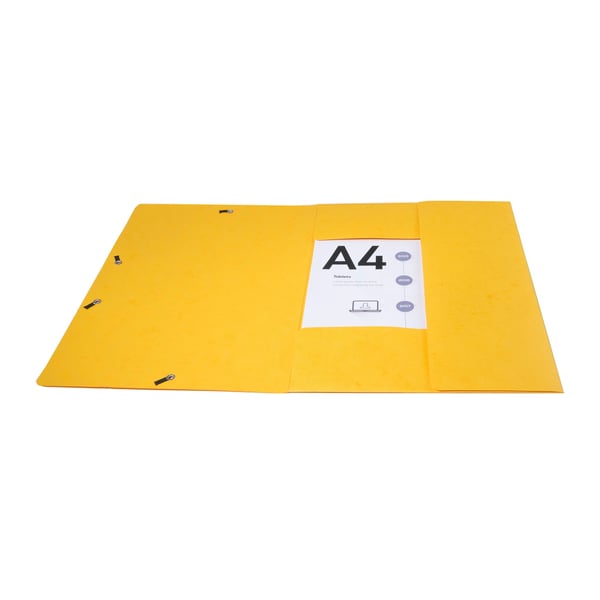 Exacompta 50x Scotten elastikmappe - A4 - Gul 55759E