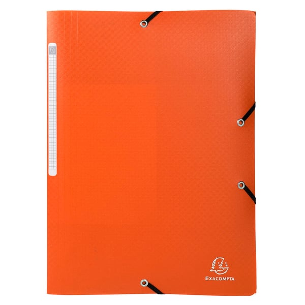 Exacompta 25x 3 flapmapper med elastikstropper Opak Polypropylen A4. - assorterede farver 55800E