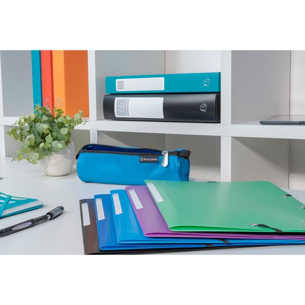 Exacompta 50x 3 flapmapper med elastikremme Opak Polypropylen A4. - Gul 55809E