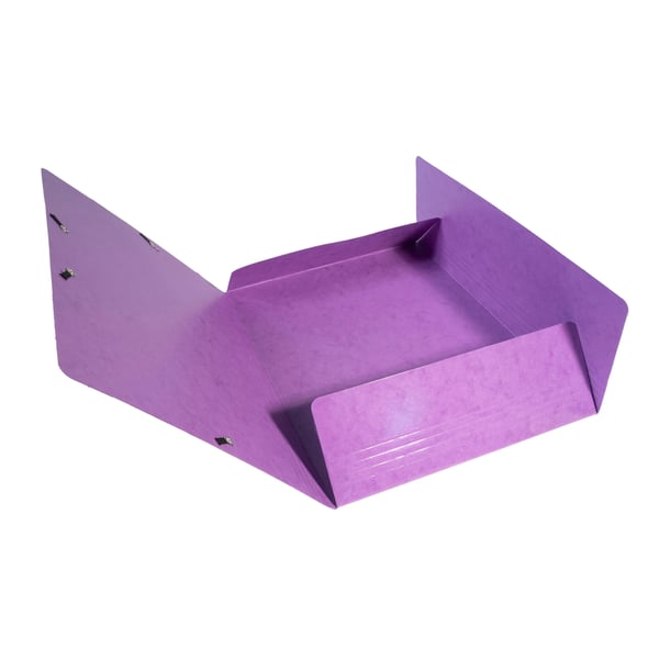 Exacompta 25x Iderama elastisk mappe med 3 klapper med elastik - Lilla 55826E