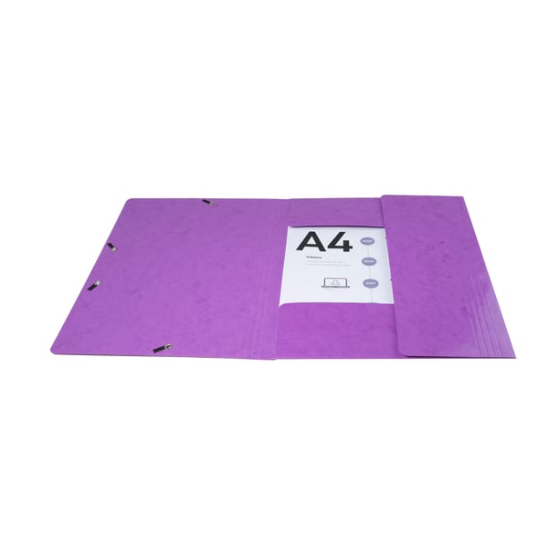 Exacompta 25x Iderama elastisk mappe med 3 klapper med elastik - Lilla 55826E