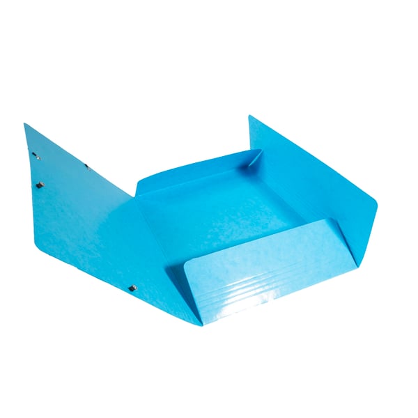 Exacompta 25x Iderama elastisk mappe med 3 klapper med elastik - Lyseblå 55827E