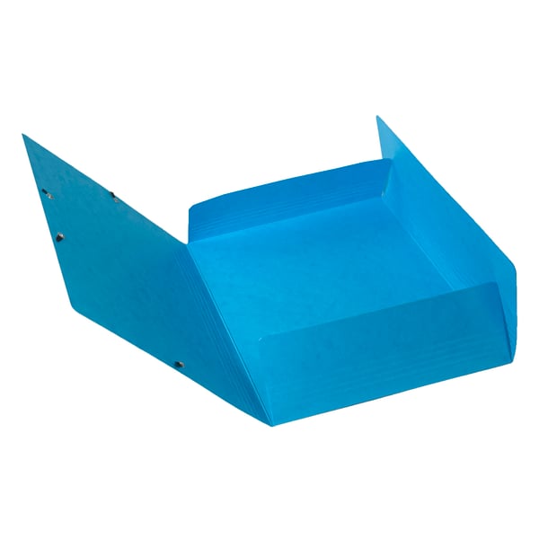 Exacompta 25x Iderama elastisk mappe med 3 klapper med elastik - Lyseblå 55827E