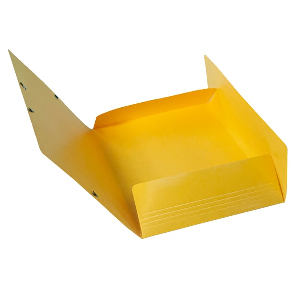 Exacompta 25x Iderama elastisk mappe med 3 klapper med elastik - Gul 55828E