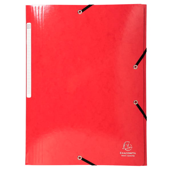 Exacompta 25x Iderama elastisk mappe med 3 klapper med elastik - assorterede farver 55829E