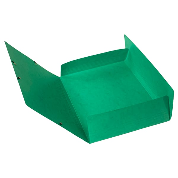 Exacompta 25x Iderama elastisk mappe med 3 klapper med elastik - Mørkegrøn 55830E