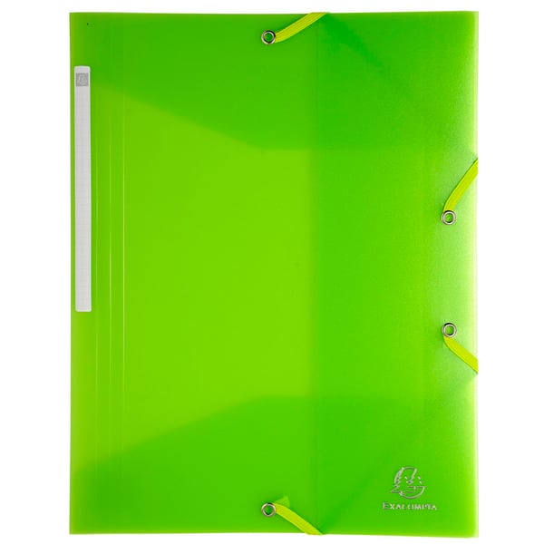 Exacompta 30x Chromaline mappe med elastikbånd (3 klapper PP) A4 - assorterede farver 55879E