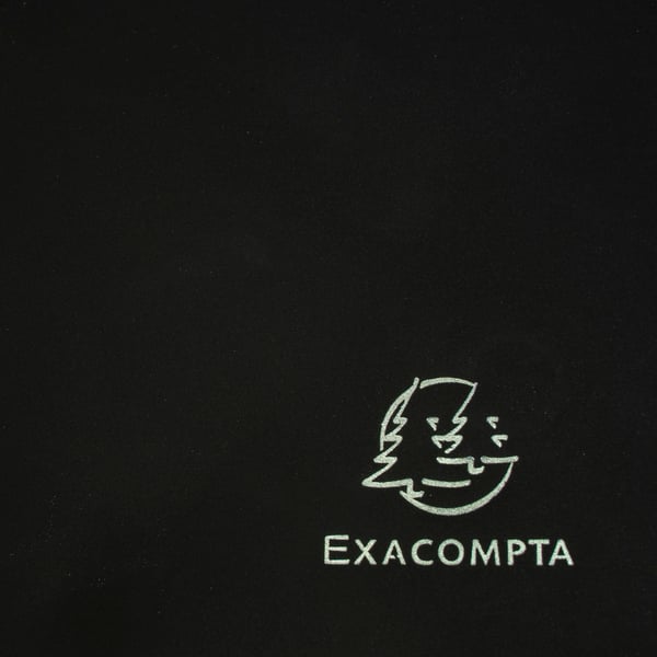 Exacompta 30x 3 flapmapper med elastikbånd Opaque Polypropylen Eco A4 - Sort 55901E