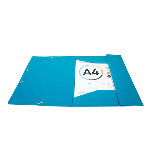 Exacompta 30x 3 flapmapper med elastikbånd Opaque Polypropylen Eco A4 - Grøn 55903E