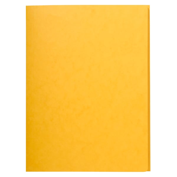 Exacompta 50x 3 Flap Folder uden elastikbånd 400gsm Hård glaseret meleret premium presspap A4 - assorterede farver 56400E