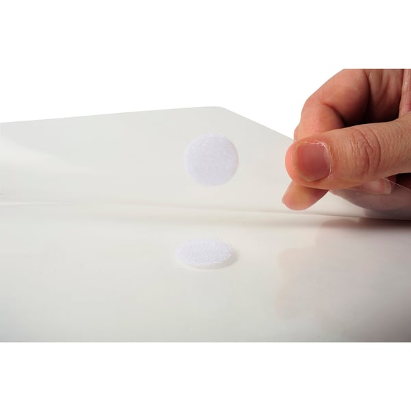 Exacompta 10x PP konvolutlomme, A4, Hook & Loop, pose med 5 stk. - farveløs 56421E