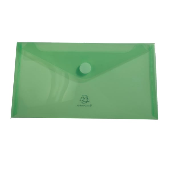 Exacompta 10x PP-lomme, 25x13,5, Hook & Loop, pose med 5 - assorterede farver 56510E