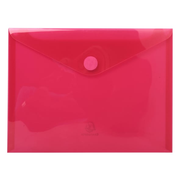 Exacompta 10x PP-lomme, 24x18cm, Hook & Loop, pose med 5 - assorterede farver 56720E