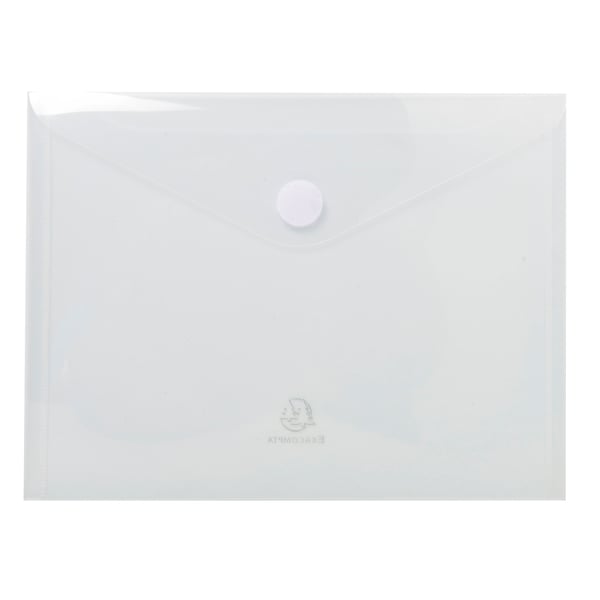 Exacompta 10x PP-lomme, 24x18cm, Hook & Loop, pose med 5 - assorterede farver 56720E