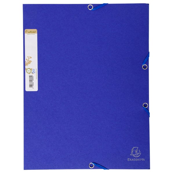 Exacompta 25x Forever Elasticated 3 Flap Folder 380gsm A4 - assorterede farver 56980E