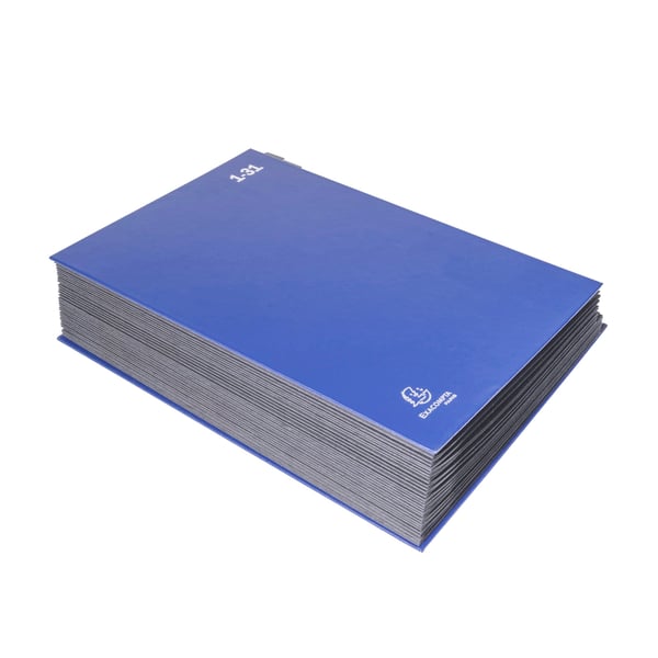 Exacompta 6x Multipart File, A4 270gsm, 32 sektioner maerket 1 til 31 - Blå 57042E