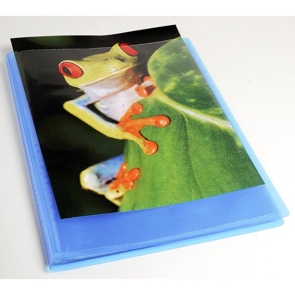 Exacompta 20x Kreacover Semi Rigid PP Display Book, A4, 20 lommer - Blå 5722E