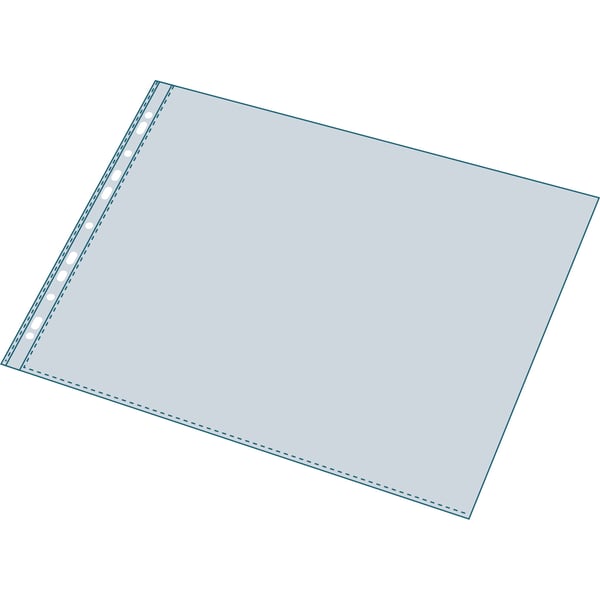 Exacompta 5x Exactive Premium-perforerede lommer - Krystal 5734E