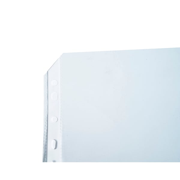 Exacompta 5x Exactive PP-perforerede lommer, A4, portraet, pose med 20 stk. - Krystal 5834E