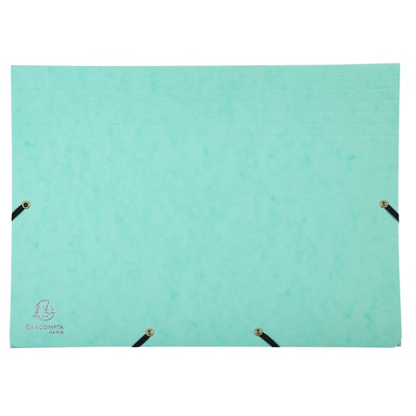 Exacompta 4x Aquarel Expanding Pockets Organiser, A4 - assorterede farver 58560E