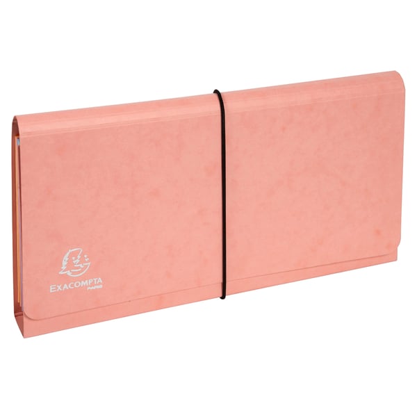 Exacompta 4x Aquarel Expanding Pocket Organiser - 26x13cm - assorterede farver 58660E