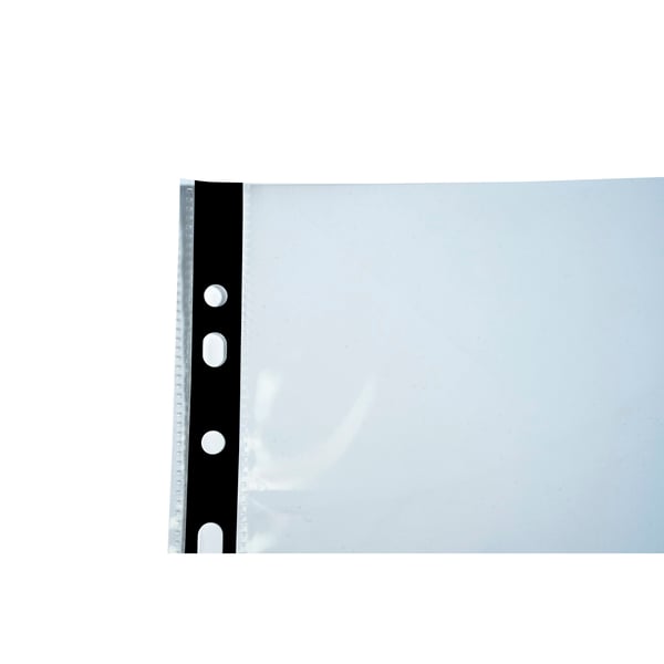 Exacompta 10x PP Punched Pockets, A4, aeske med 100 stk. - Krystal 5900E