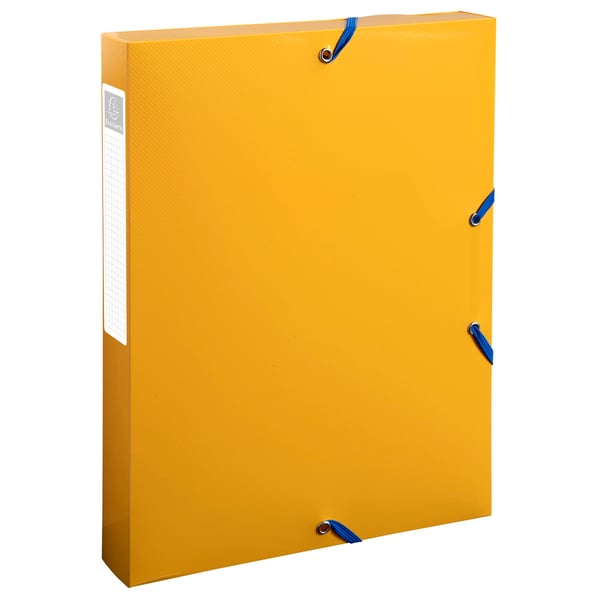 Exacompta 8x BeeBlue genbrugsmappe i genbrugspolypropylen med 40 mm rygrad - A4 - assorterede farver 59140E