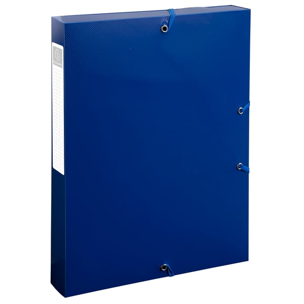 Exacompta 8x BeeBlue genbrugsmappe i genbrugspolypropylen med 40 mm rygrad - A4 - assorterede farver 59140E