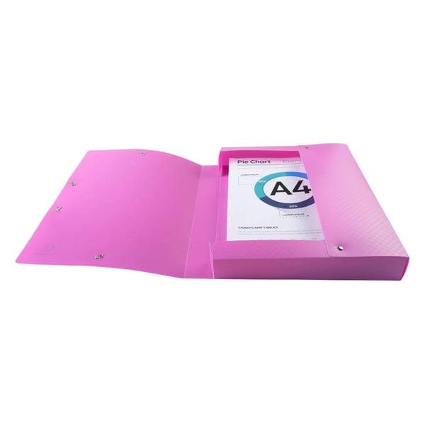 Exacompta 8x Forever Young PP genanvendt, arkivkasse, 40mm A4 - assorterede farver 59190E
