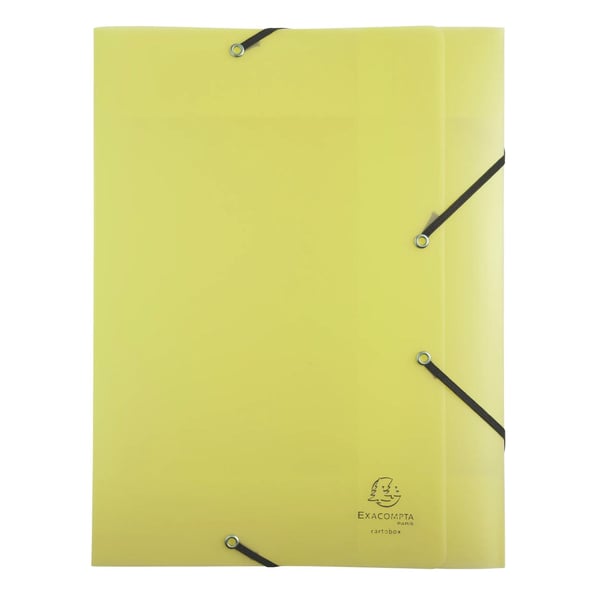 Exacompta 8x Chrom Pastel Box File A4 40mm PP 0,7mm - assorterede farver 59270E